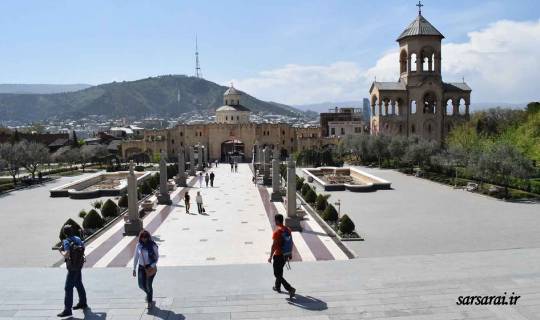 پرواز تهران تفلیس با سرسرای گشتا